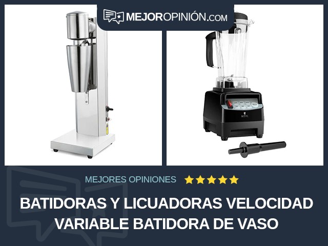 Batidoras y licuadoras Velocidad variable Batidora de vaso