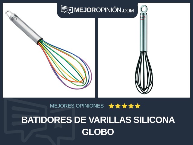 Batidores de varillas Silicona Globo