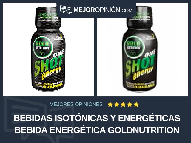 Bebidas isotónicas y energéticas Bebida energética GoldNutrition