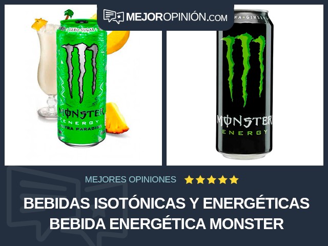 Bebidas isotónicas y energéticas Bebida energética Monster