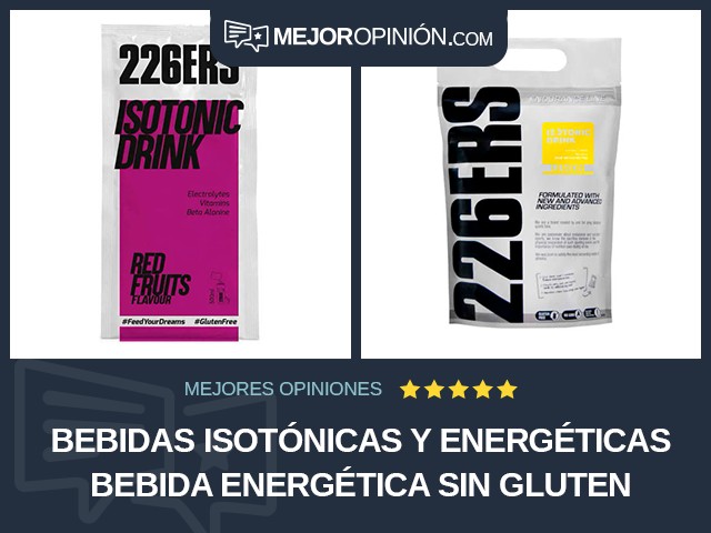 Bebidas isotónicas y energéticas Bebida energética Sin gluten