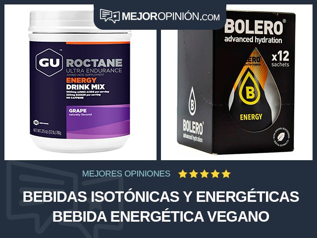 Bebidas isotónicas y energéticas Bebida energética Vegano