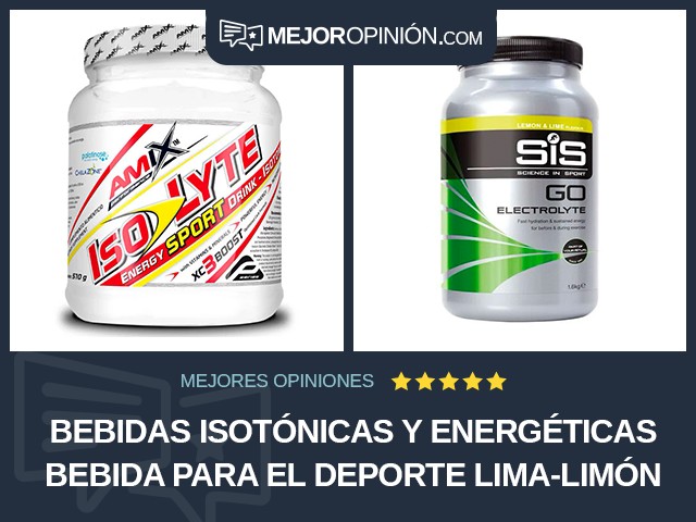 Bebidas isotónicas y energéticas Bebida para el deporte Lima-limón