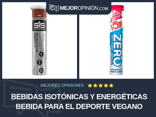 Bebidas isotónicas y energéticas Bebida para el deporte Vegano