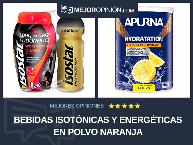 Bebidas isotónicas y energéticas En polvo Naranja