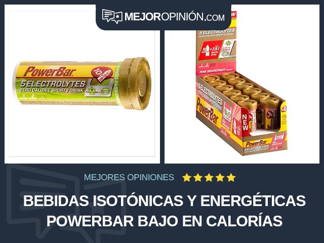 Bebidas isotónicas y energéticas PowerBar Bajo en calorías