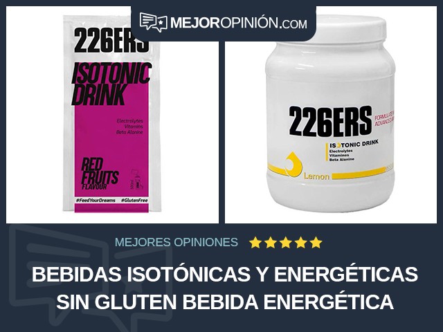 Bebidas isotónicas y energéticas Sin gluten Bebida energética