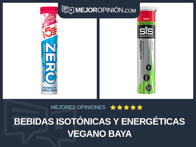 Bebidas isotónicas y energéticas Vegano Baya
