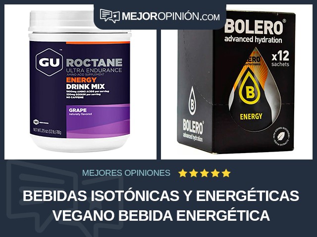 Bebidas isotónicas y energéticas Vegano Bebida energética