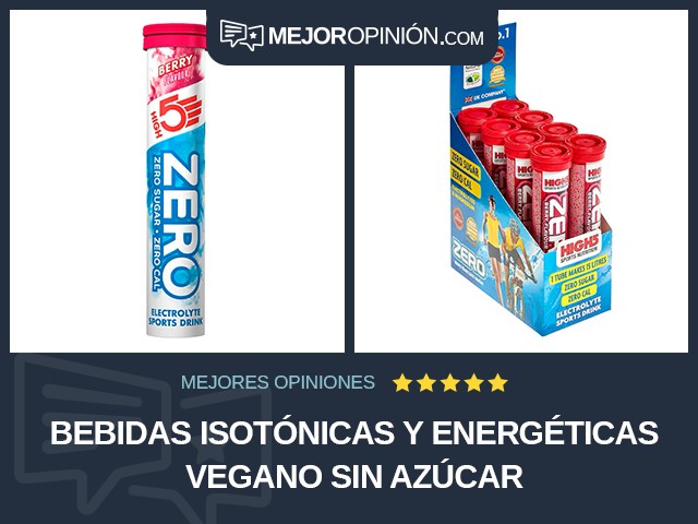 Bebidas isotónicas y energéticas Vegano Sin azúcar