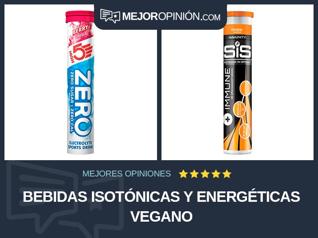 Bebidas isotónicas y energéticas Vegano