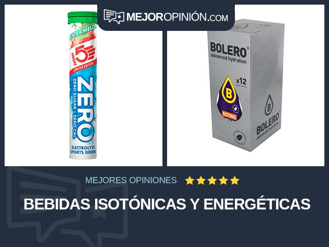 Bebidas isotónicas y energéticas