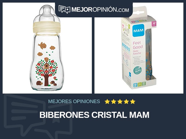 Biberones Cristal MAM