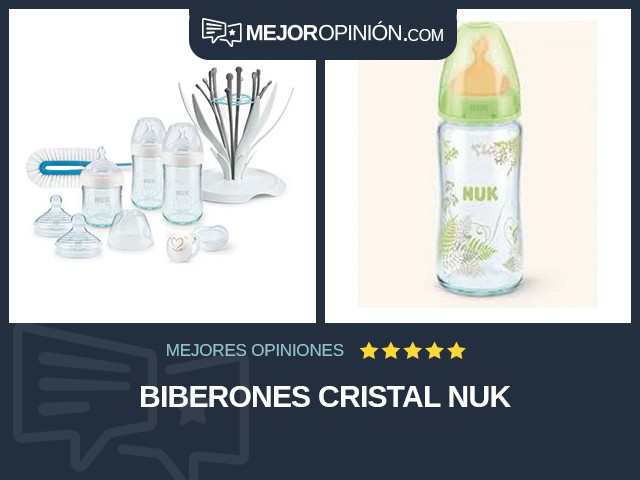 Biberones Cristal NUK