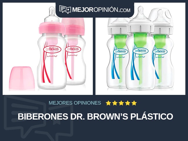 Biberones Dr. Brown's Plástico