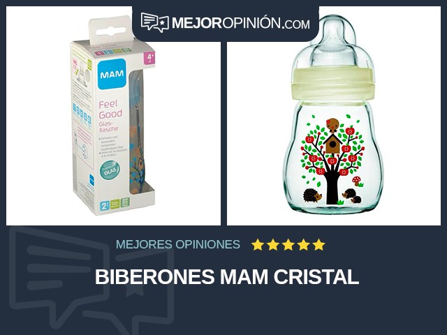 Biberones MAM Cristal