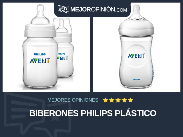 Biberones Philips Plástico