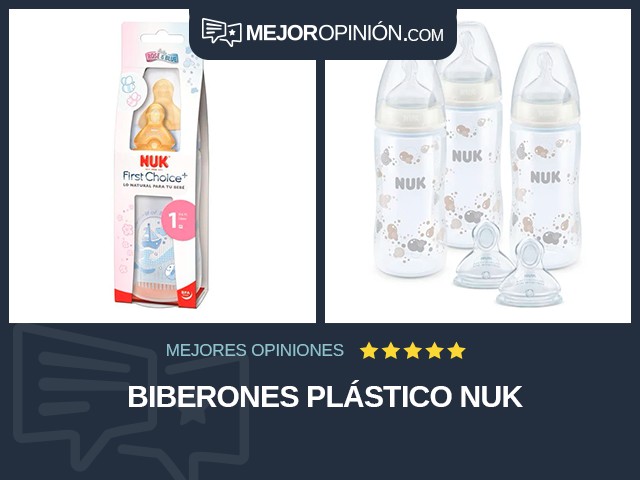 Biberones Plástico NUK