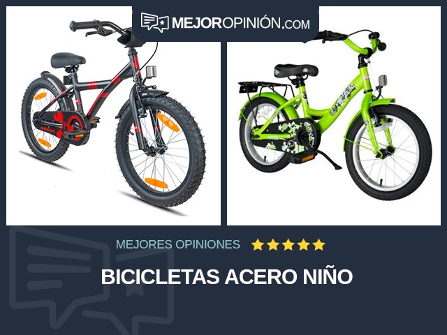 Bicicletas Acero Niño