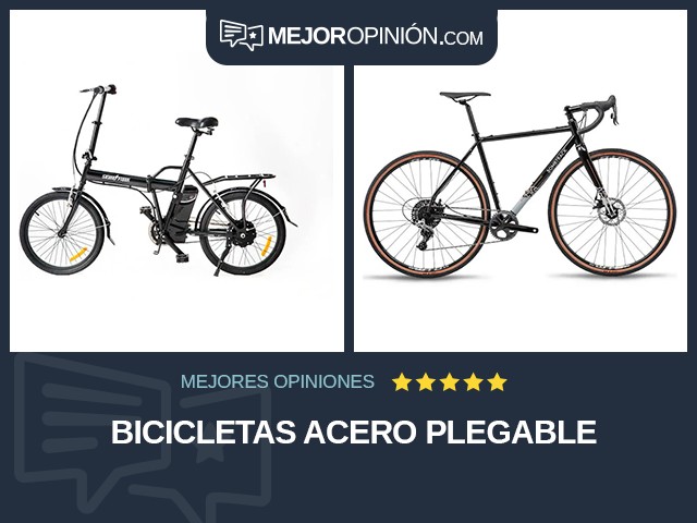 Bicicletas Acero Plegable