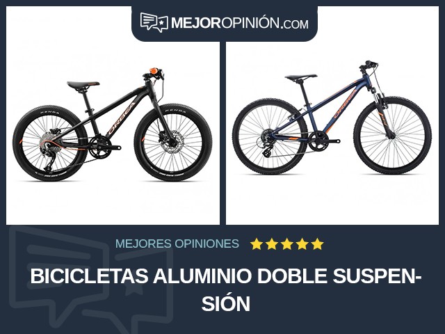 Bicicletas Aluminio Doble suspensión