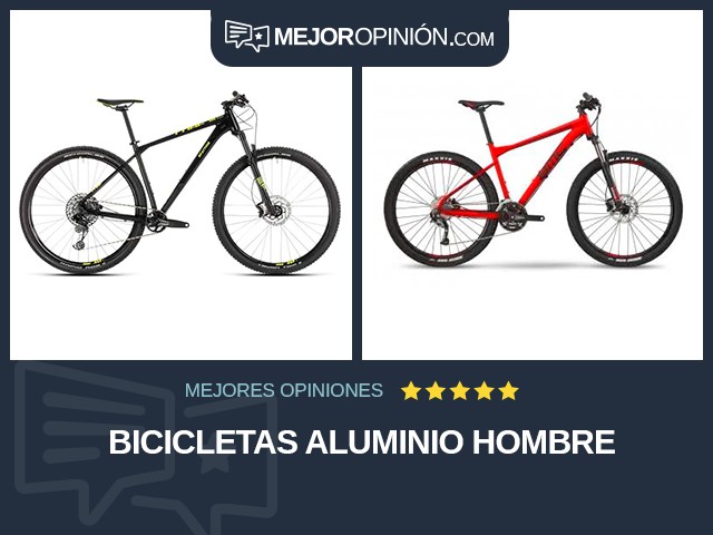 Bicicletas Aluminio Hombre