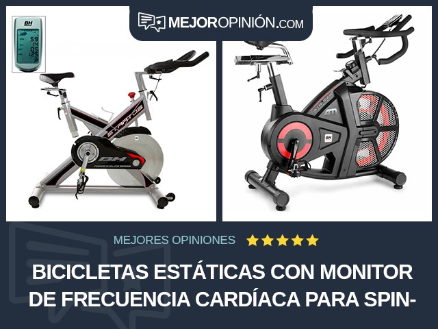 Bicicletas estáticas Con monitor de frecuencia cardíaca Para spinning