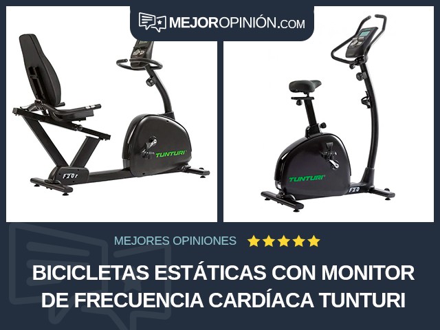 Bicicletas estáticas Con monitor de frecuencia cardíaca Tunturi