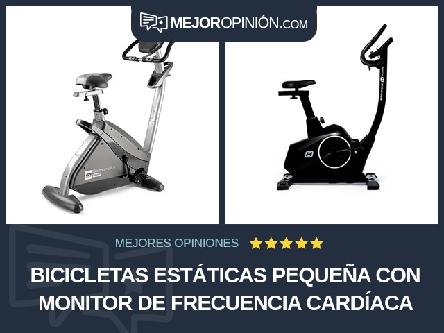 Bicicletas estáticas Pequeña Con monitor de frecuencia cardíaca