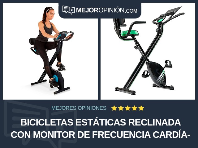 Bicicletas estáticas Reclinada Con monitor de frecuencia cardíaca