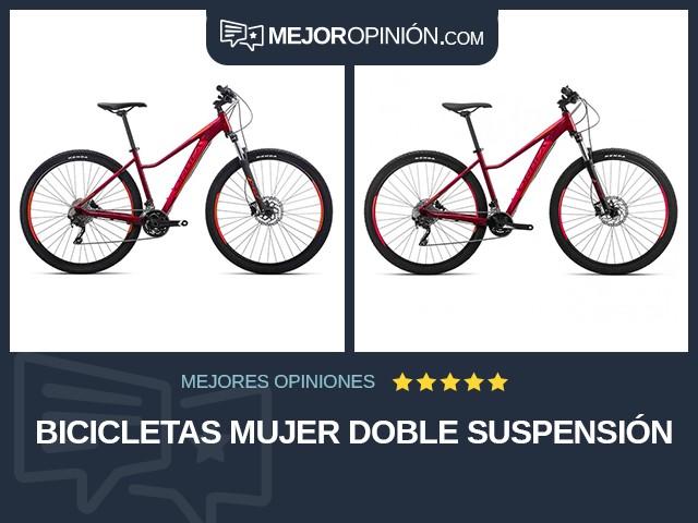 Bicicletas Mujer Doble suspensión