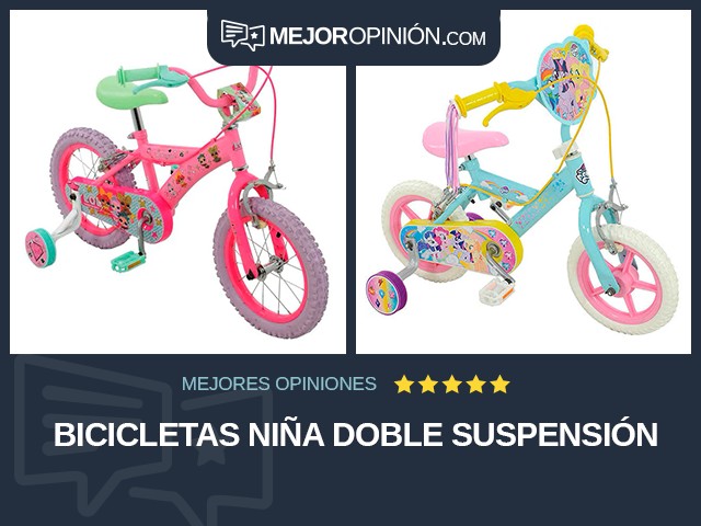 Bicicletas Niña Doble suspensión
