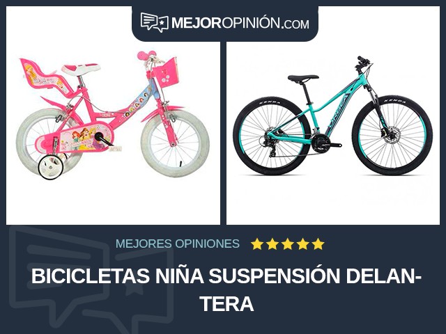 Bicicletas Niña Suspensión delantera