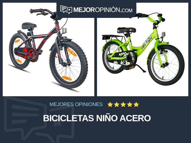 Bicicletas Niño Acero