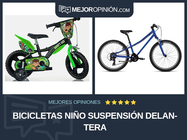 Bicicletas Niño Suspensión delantera