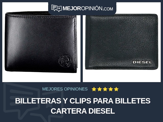 Billeteras y clips para billetes Cartera Diesel