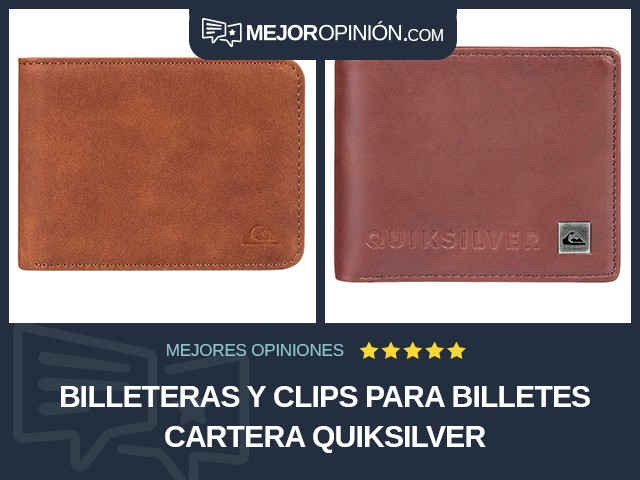 Billeteras y clips para billetes Cartera Quiksilver