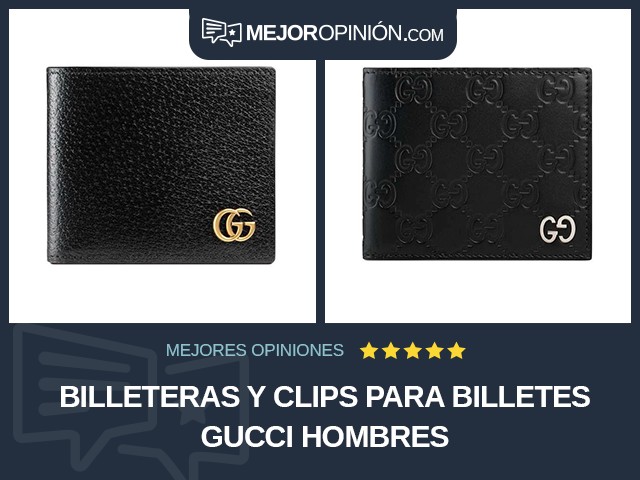 Billeteras y clips para billetes Gucci Hombres