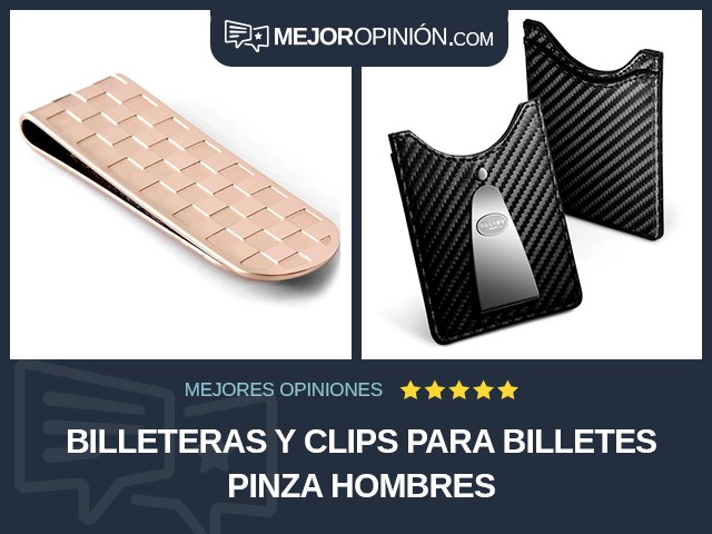 Billeteras y clips para billetes Pinza Hombres