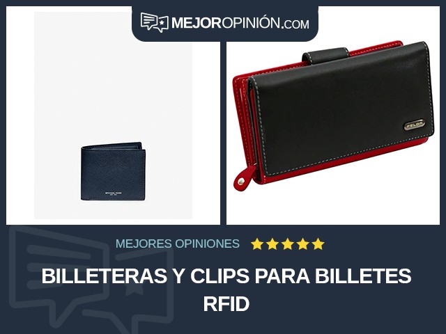 Billeteras y clips para billetes RFID