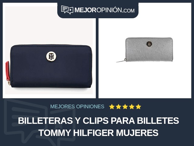 Billeteras y clips para billetes Tommy Hilfiger Mujeres