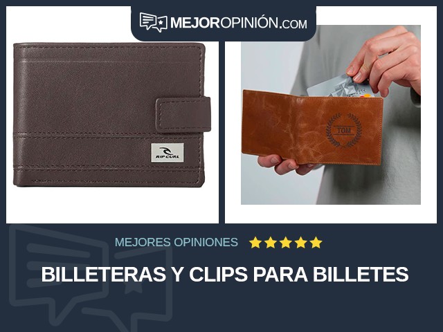 Billeteras y clips para billetes