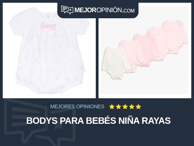 Bodys para bebés Niña Rayas