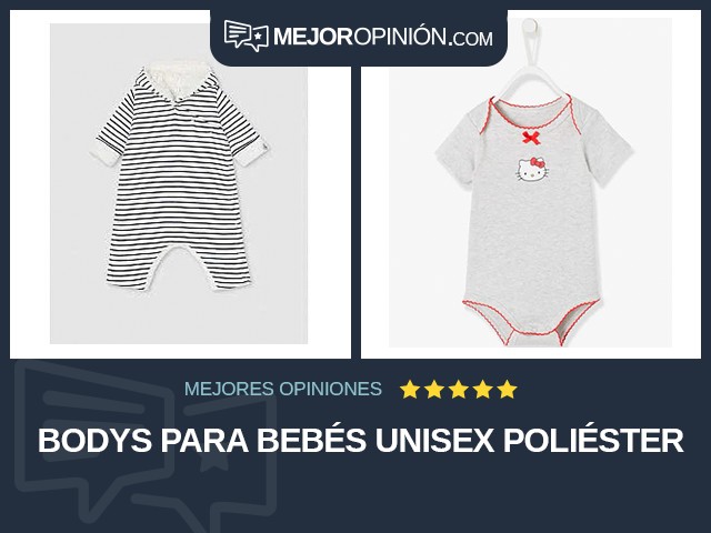 Bodys para bebés Unisex Poliéster