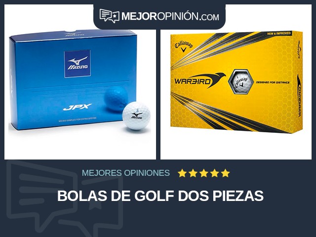 Bolas de golf Dos piezas