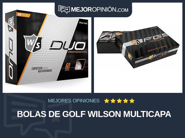 Bolas de golf Wilson Multicapa