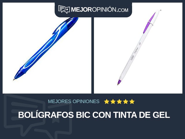 Bolígrafos BIC Con tinta de gel