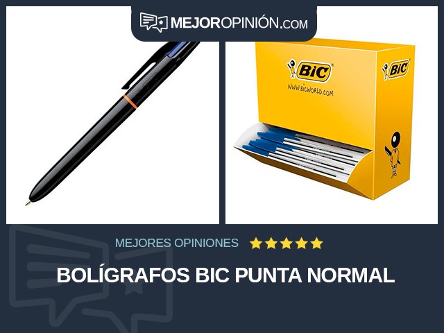 Bolígrafos BIC Punta normal