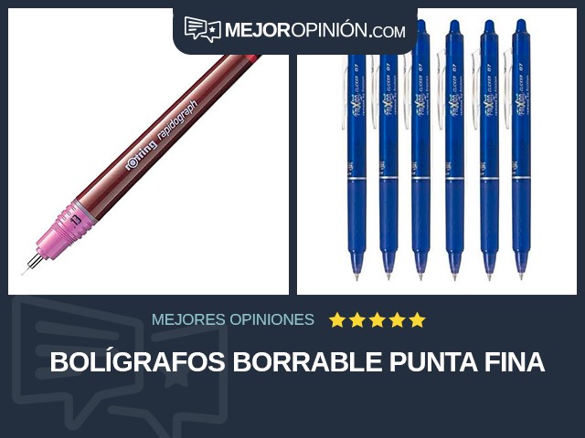 Bolígrafos Borrable Punta fina