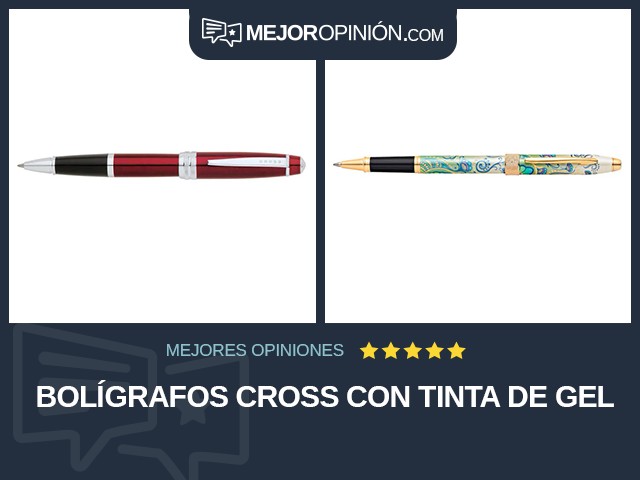 Bolígrafos Cross Con tinta de gel